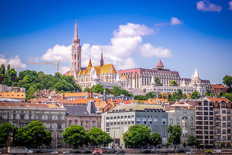 A view of a cityscape.