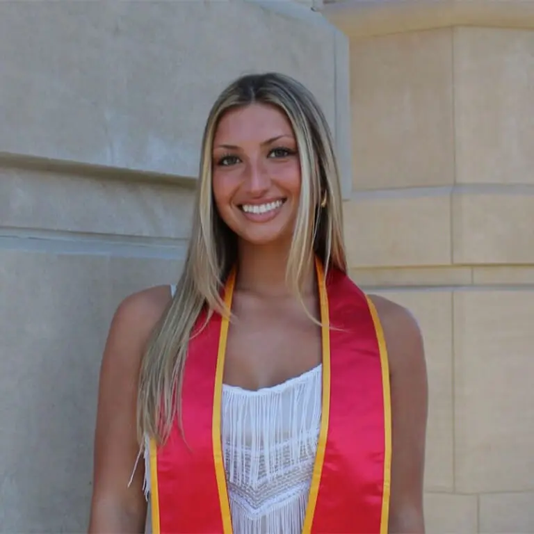 Liza Doughty smiling for the camera